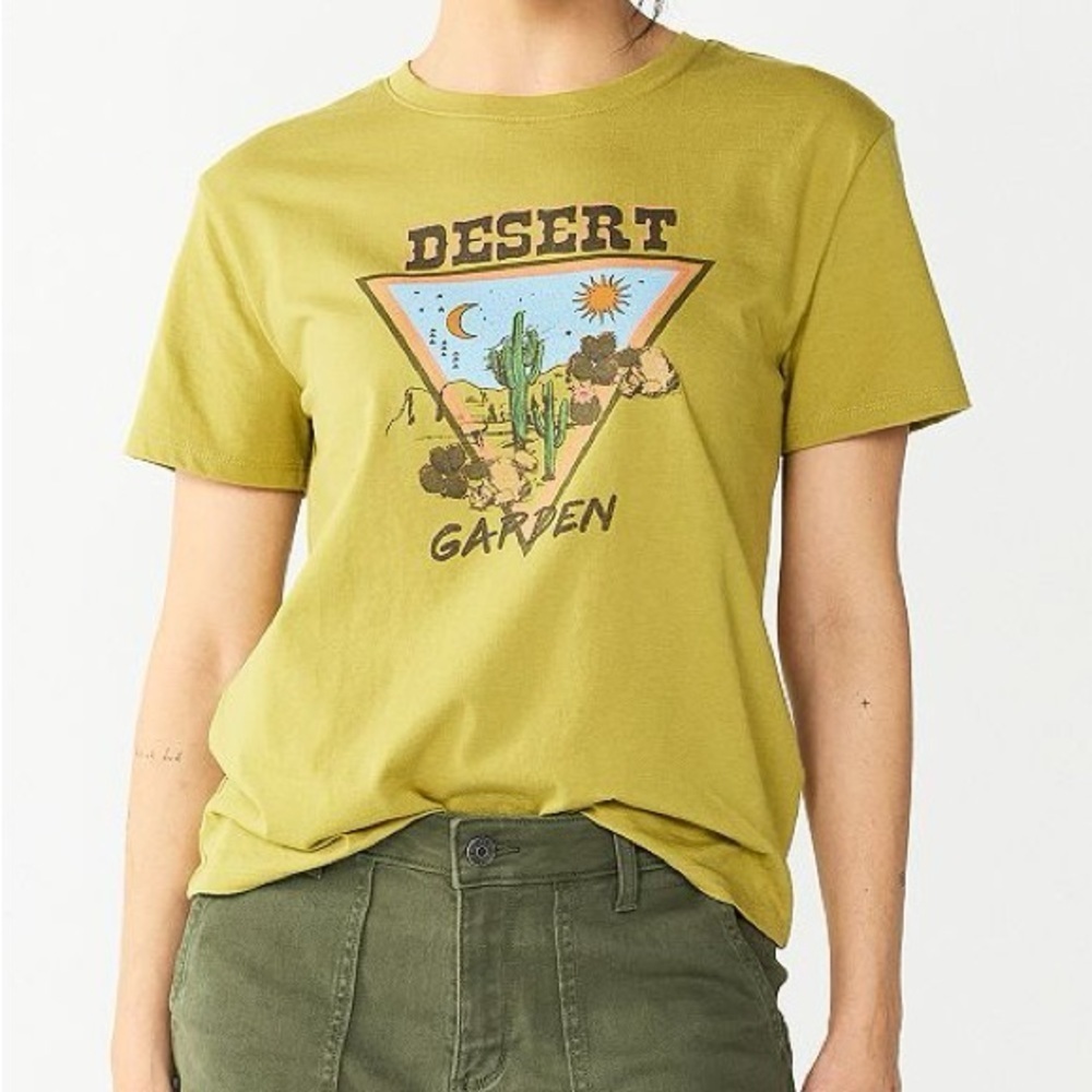 Sonoma tee shirt plus size 0X‎ Women’s 14W Desert Garden Southwestern Cactus